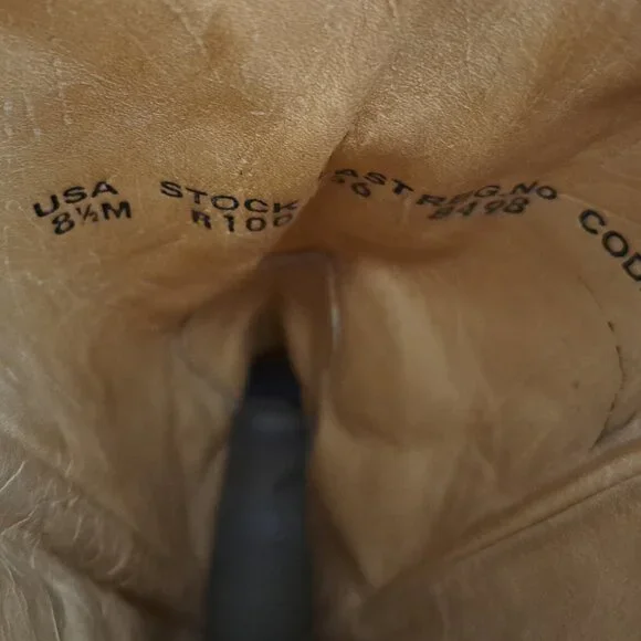 Corral Distressed Black Embellished Cowboy Boots Size 8.5 - Picture 7 of 7